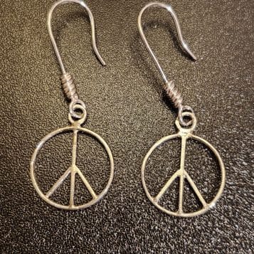 925 Örhängen Peace