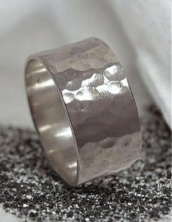Silverring 925 Hamrad