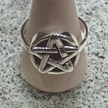 Silverring 925 Pentagram