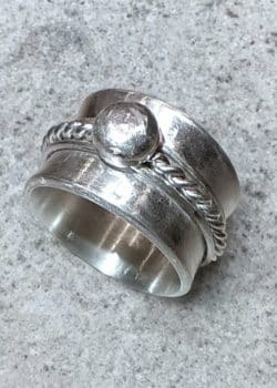 Silverring 925 Slät stressring