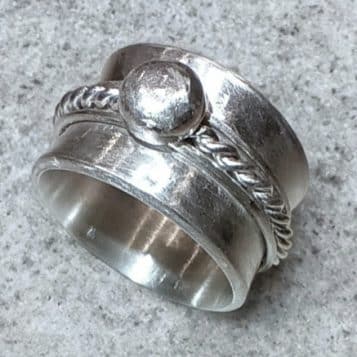 Silverring 925 Slät stressring